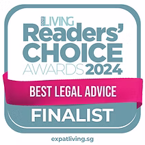Expat Living Readers' Choice Awards 2024 — Best Legal Advice Finalist